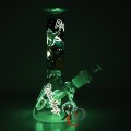 WATER PIPE BEAKER GLOW IN DARK WP1099 1CT